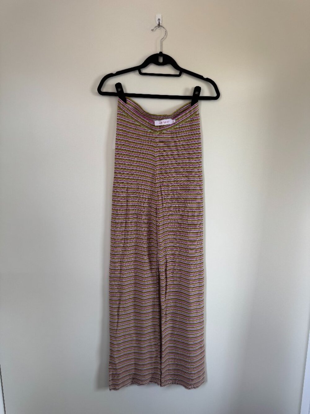 Lisa Says Gah Luca Knit Pant - Camp Stripe Pants Rainbow Size XS/S